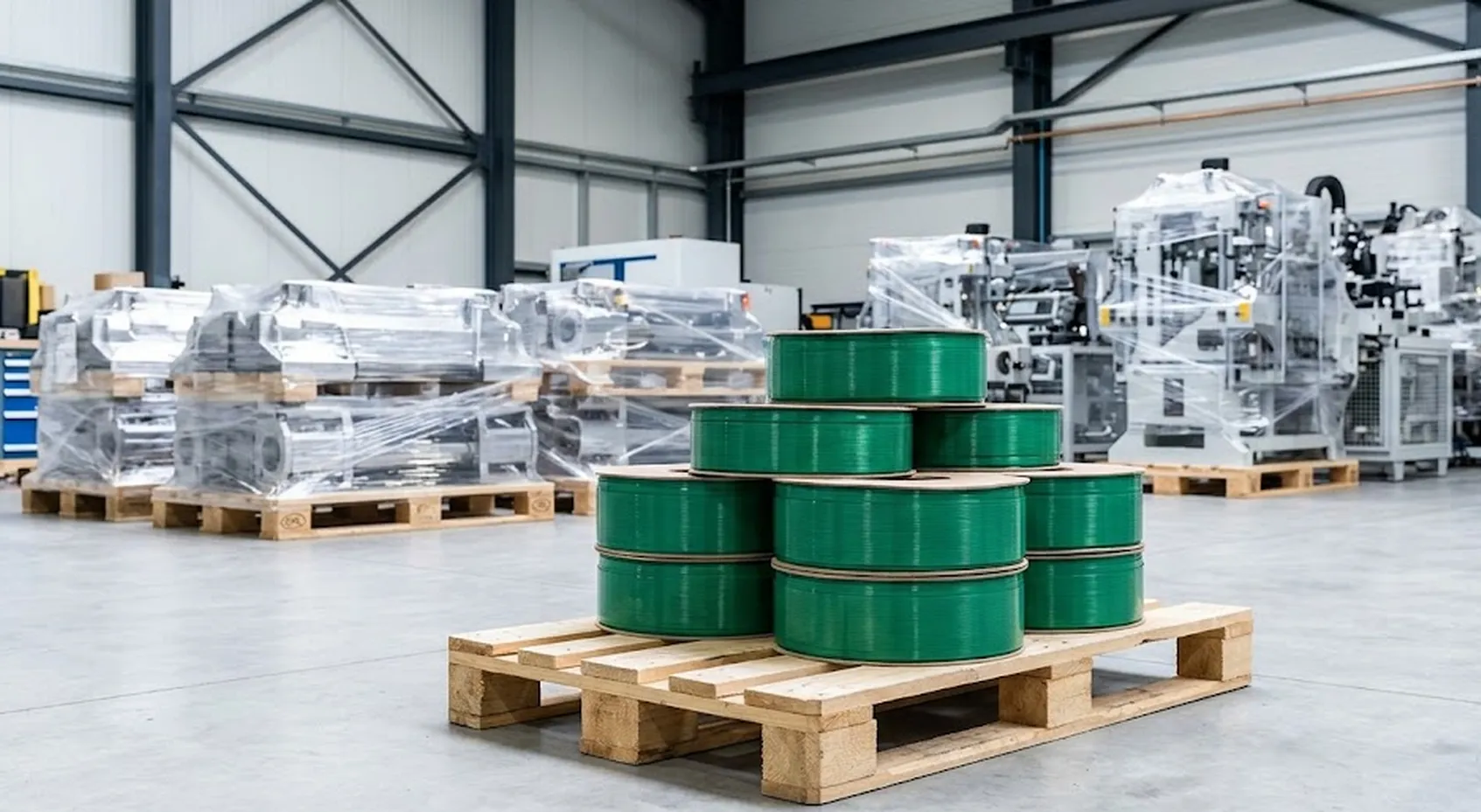 PET Strapping Band Exporter Luxembourg — Greenstrix Industrial Packaging
